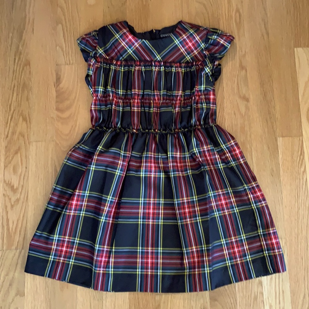 J. Crew Plaid Fit and Flare Dress